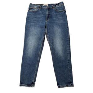Mango MNG Heavyweight Lite Stretch Mom Jean Plus Size 14 #1635